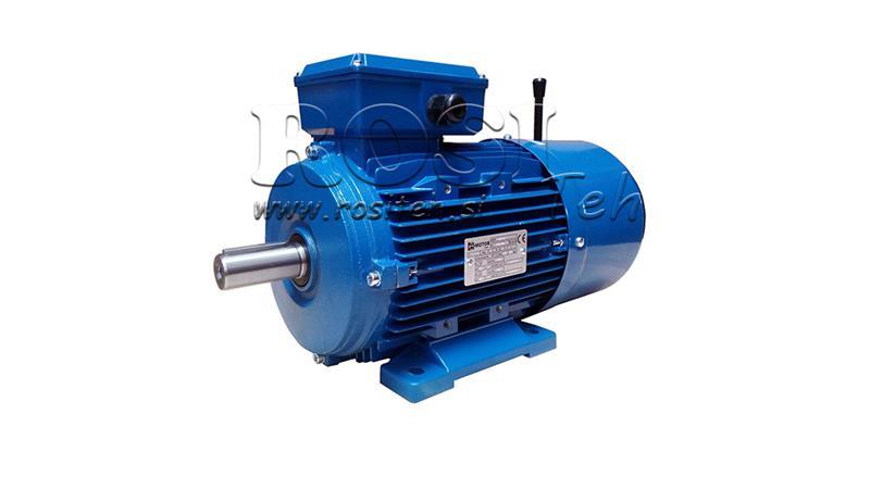 7,5kW-ELEKTROMOTOR S BRZDOU MSH132M-4_1450rpm 3Faz nohy-B3