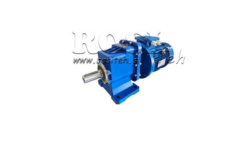 1Phase 0.55kW-ELEKTROMOTOR MIT ERC02 REDUZIERER MS80 57rpm