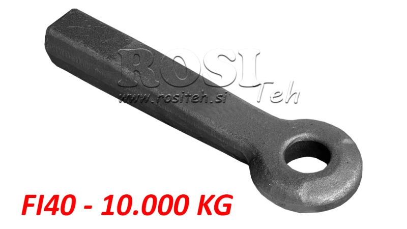 FESTE ABSCHLEPPHAKEN FI40 55x65 L380 - 10.000/1.500KG