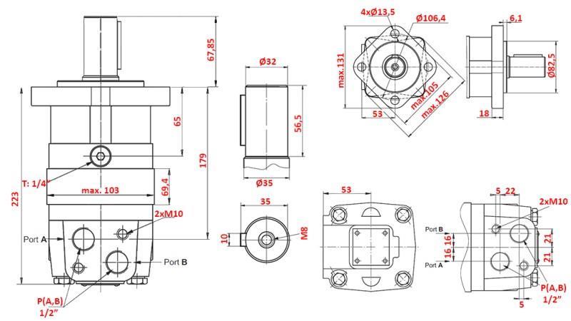 HYDRAULIC MOTOR MS 400