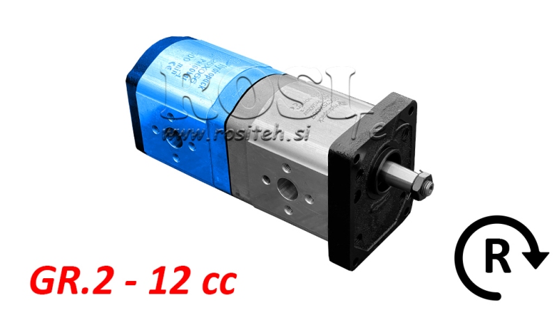 HYDRAULIK PUMPE 20C12X066 REAR GR.2 12 CC RECHTS
