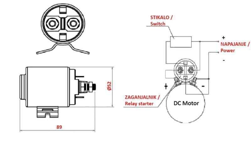 ELEKTRO ŠTARTÉR 12V