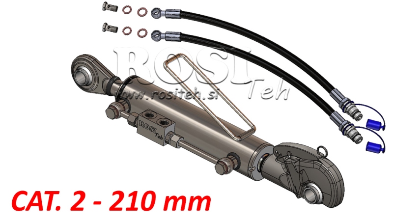 TERZO PUNTO IDRAULICO CON GANCIO RAPIDO AUTOMATICO - 2 CAT. 63/35-210 (45-95HP)(25,4)