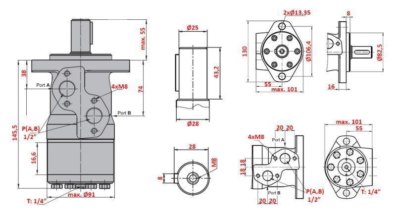 HIDROMOTOR MP 125