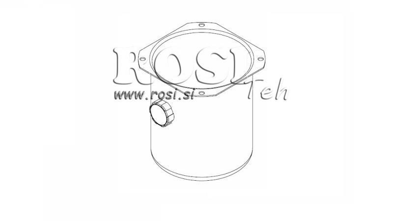 METALLTANK ROLL PP 1 LITER
