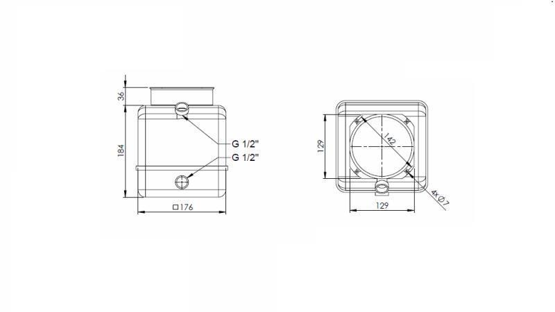 TANK PVC ROLL PP 4 LITER HORISONTAL-VERTICAL