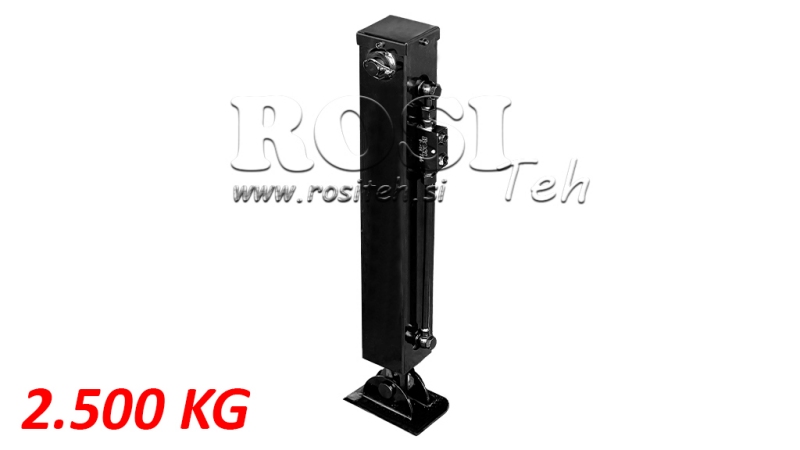 HYDRAULIKSTÜTZBEIN - DOPPELWIRKEND 2,5 TON 420mm (90x90x600)