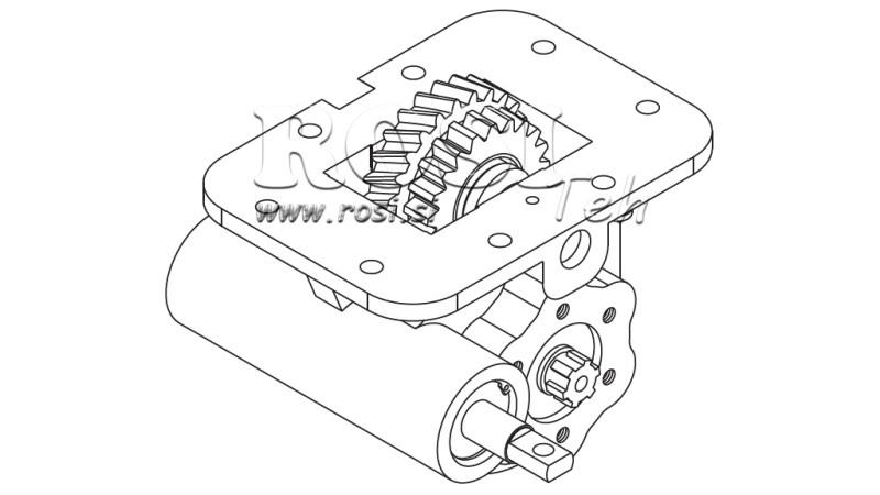 HIDRAULIKUS SZÍVATTYÚ SEGÉDHAJTÁS - ISUZU MOZ 06 MEHANIC