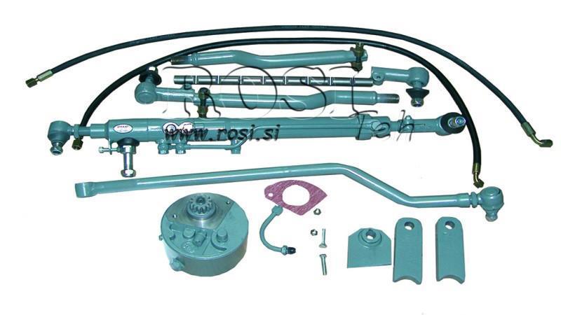 HILFSHYDRAULIKLENKUNGSSATZ MASSEY FERGUSON X 35 Gebogene Achse