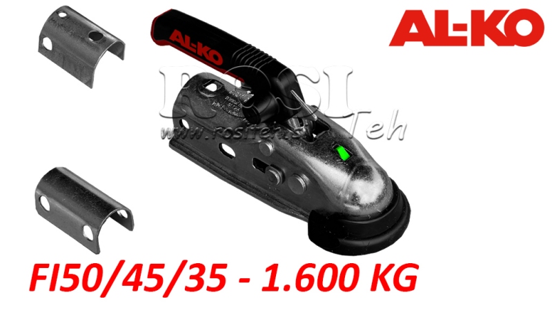 VILKŠANAS ĶĒDE AL-KO AK-161 AUTOMOBIĻA PIEKABE APAĻA 1,600 KG FI50-45-35