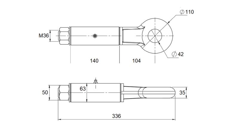 DREHHAKEN FI42 106kN (E13-ZERTIFIKAT)