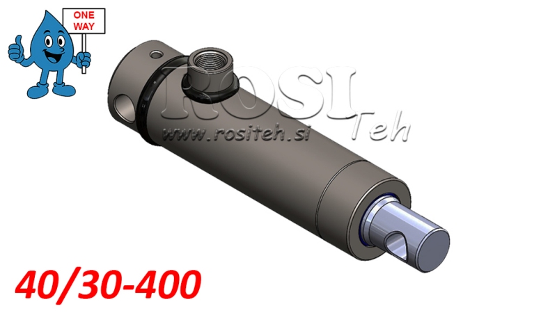 CILINDRO IDRAULICO MONO 40/30-400