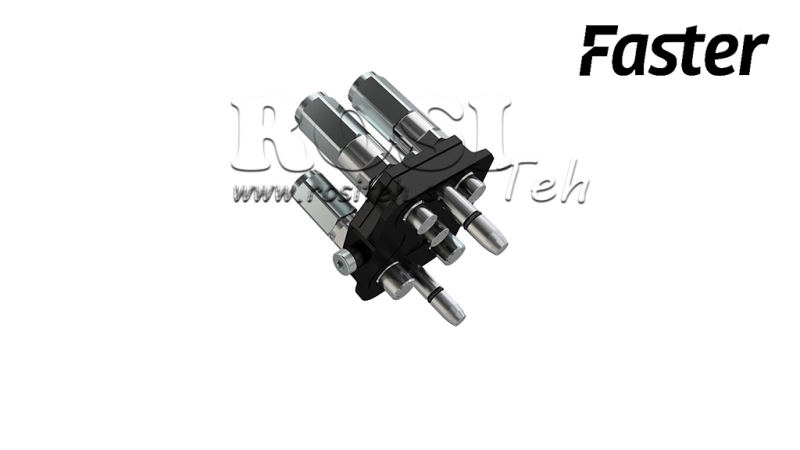 MULTI-FASTER KUPPLUNG 5WEG BSP 3×1/4 2×3/8 MOBILER TEIL