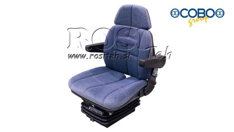 SEAT FOR TRACTOR WITH ARMREST - FABRIC