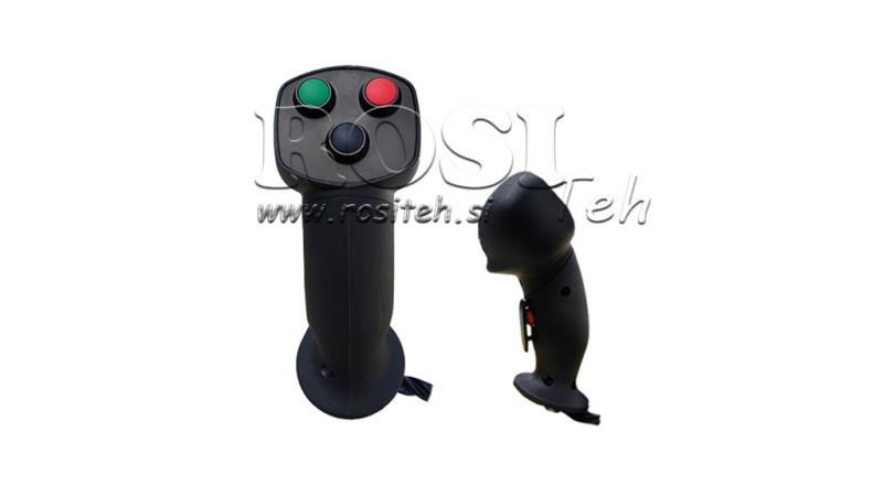 REMOTE LEVER ROSI JOYSTICK - 3 BUTTONS + BUTTON