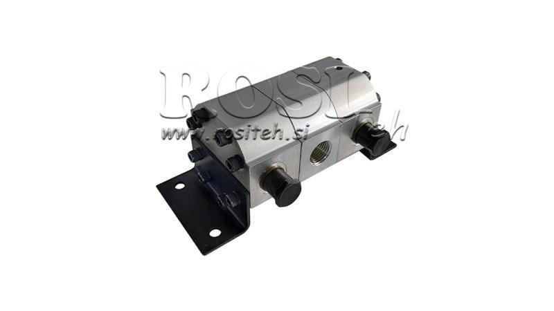 HYDRAULISCHE TANDPOMP STROOM 2/1 (9.5-18.9lit - max.240bar) 4.2cc/SEG