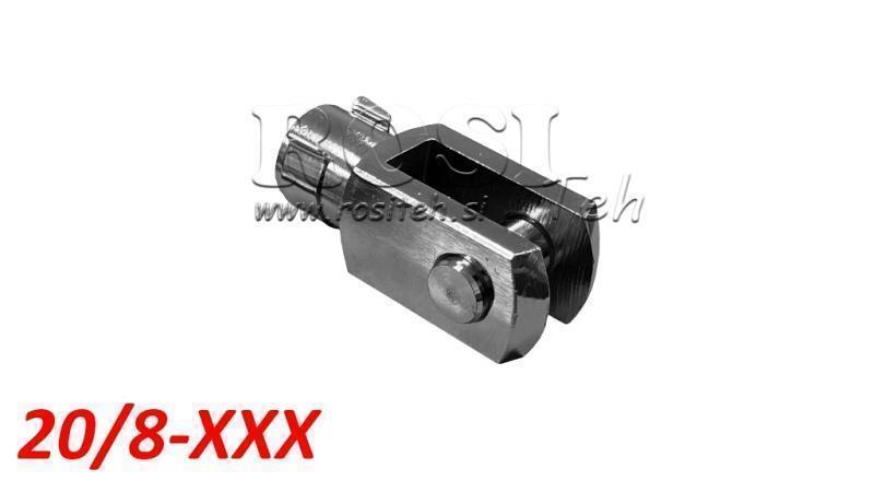 CI MONTAAŽ PNEUMATILISELE SILINDRILE PCAI 20/8 (M8x1.25) KLIP