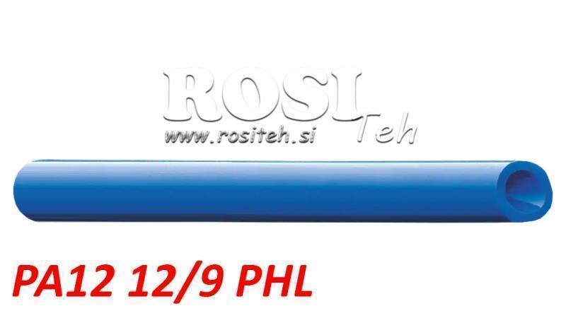 PA 12/9 PA12PHL BLAUE LUFTLEITUNG POLYAMID DIN74324