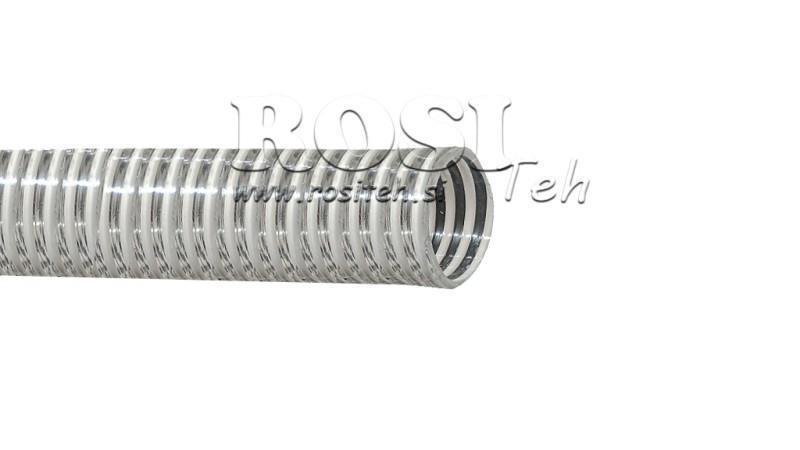 PVC-SAUGLUFTSCHLAUCH MIT SPIRALE 20mm - max. 8Bar
