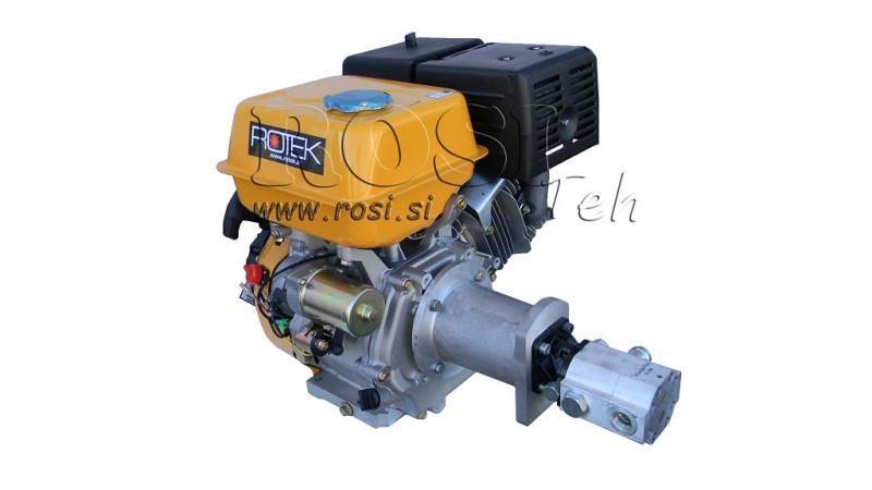 HYDRAULIC GASOLINE ASSEMBLY 420cc + PUMP HI-LO 12,9+4,1 ccm  (flow = 61,2 / 14,8 lit/min)