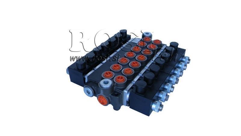 HYDRAULIC VALVE 7xZ50+12V DC