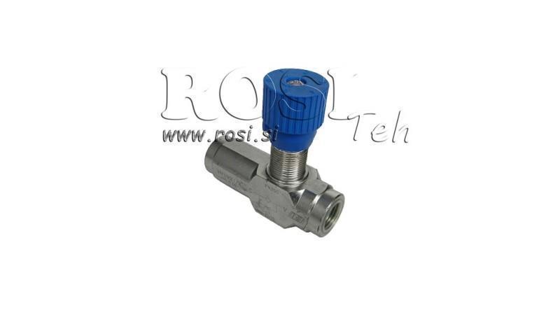 DURCHFLUSSREGULATOR VRFU 1/4 EINWEG