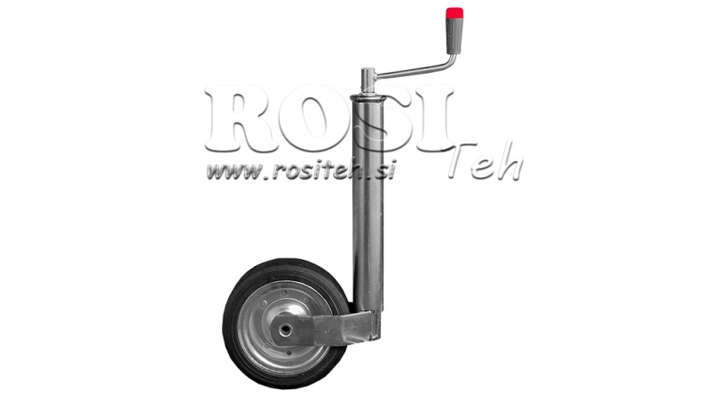 STÜTZFUß FÜR AUTOANHÄNGER MIT RAD 250mm-400kg