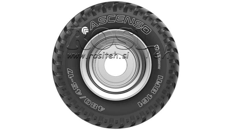 400/60-15,5 ANHÄNGERREIFE AW708 14pl MIT FELGE 13,00X15,5
