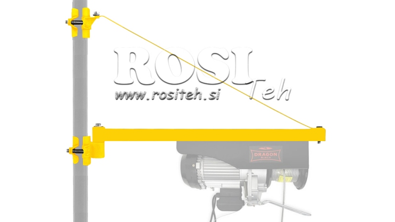 SCHWENKARM FÜR ELEKTRISCHE WINSCH DWI 750 mm 1000 kg
