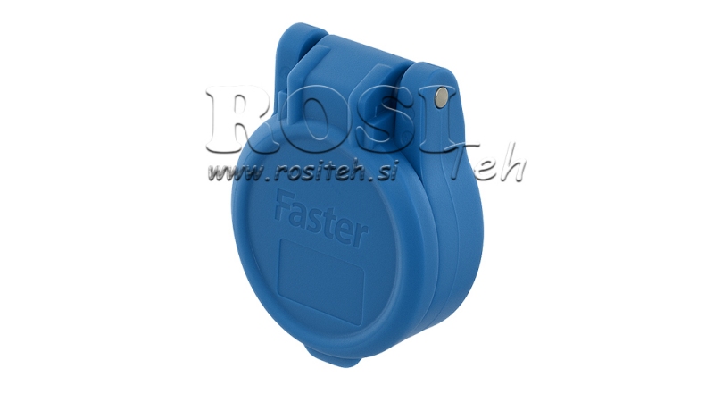 PVC SCHUTZDECKELL FÜR WEIBLICHE PUSH-PULL SCHNELLKUPPLUNG - BLAU