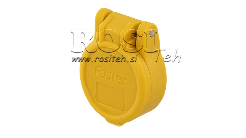 ŻÓŁTA OSŁONA OCHRONNA PVC ŻEŃSKIE ZŁĄCZE SZYBKIE PUSH PULL