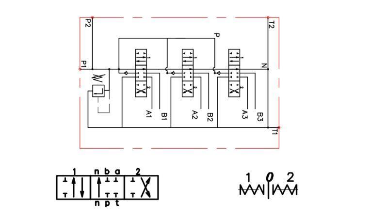 HIDRAVLIČNI VENTIL 3xPC70