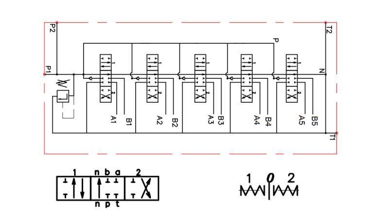 HYDRAULICKÝ VENTIL 5xPC100