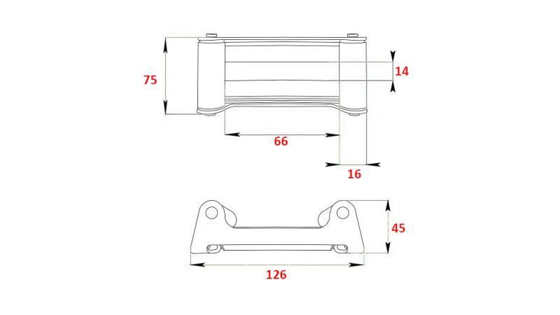 GUIDE À ROULEAU POUR CÂBLE EN ACIER DWM 2000-2500