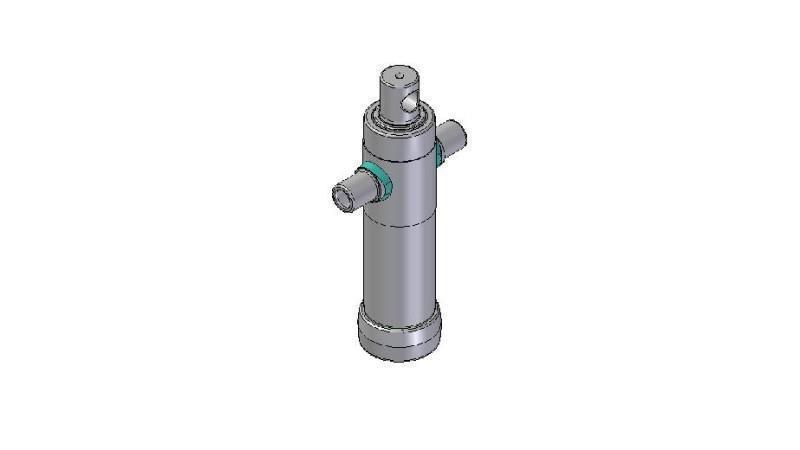2020F -TELESKOPZYLINDER STANDARD/BOHRUNG 2 STUFEN HUB 455 DURCHMESSER 80