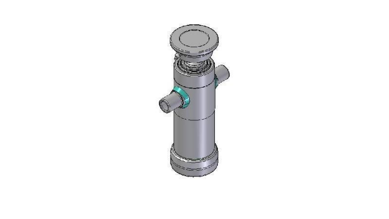 2033S - CILINDRO TELESCOPICO STANDARD/BALL 3 STADI CORSO 683 DIAMETRO 95