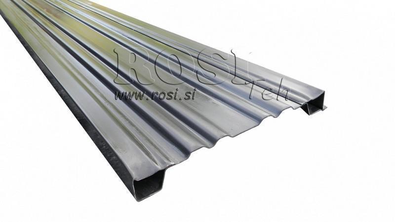 PANNELLO LATERALE PER RIMORCHIO RIBALTABILE 2 MET. - ALTEZZA 400 mm