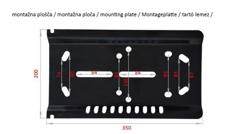 SEDILE UNIVERSALE PER TRATTORE - SCHIENALE SEMICIRCOLARE