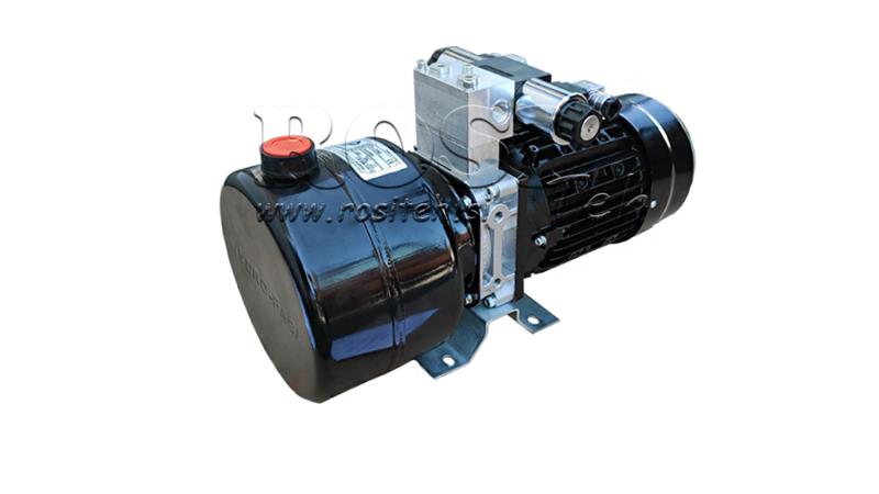 MINI AGGREGATO CILINDRICO 230V AC (0,75 kW) - 3,7 cc - 5,2 lit/min - cisterna 4 lit