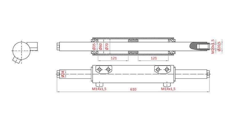 HYDRAULICKÝ VALEC RIADENIA MASSEY FERGUSON  OEM-3429989M91, 00112130U1