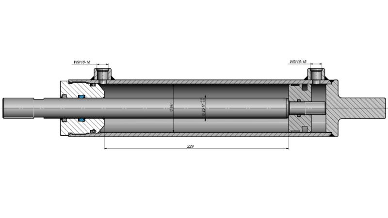 HYDRAULISK STYRINGSSYLINDER CASE OEM-87337229