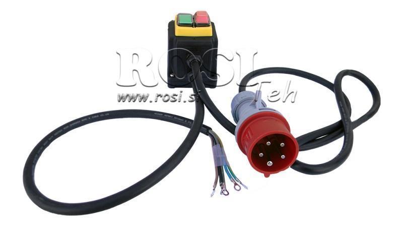 PLUGG MED KABEL PÅ/AV 3 FASE (5POLE) 400V