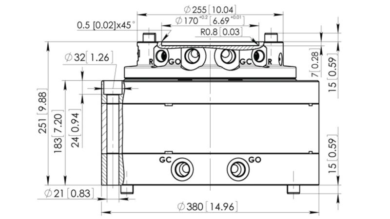 HIDRAVLIČNI ROTATOR CPR14-01 55000/14000 KG