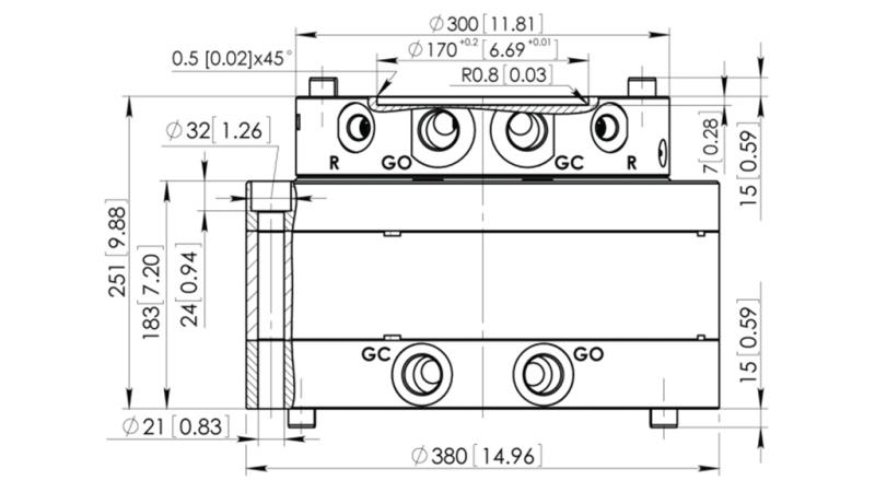 HIDRAULIČNI ROTATOR CPR15-01 55000/15000 KG