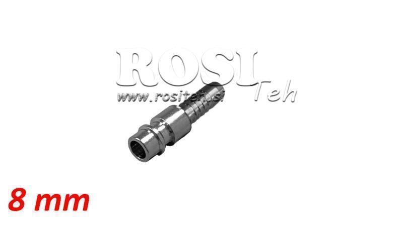 PNEUMATISCHE SCHNELLKUPPLUNG MÄNNLICH FICHTE 8mm - DN7.2