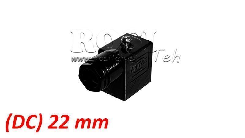 (22) LED ELEKTRILINE KONNEKTOR DC PNEUMATILISE VENTIILI TARVIS