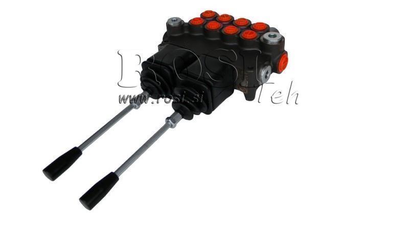 VALVOLA IDRAULICA 4xP80 + 2x JOYSTICK