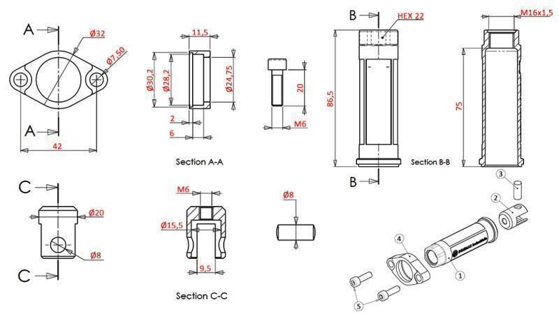 KONSOOL AL. KAABEL VALVE P40