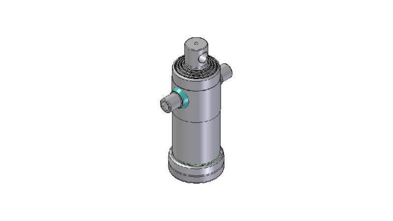 3043F -CILINDRU TELESCOPIC STANDARD/GAURĂ 4 ETAPE CURS 950 FI 124