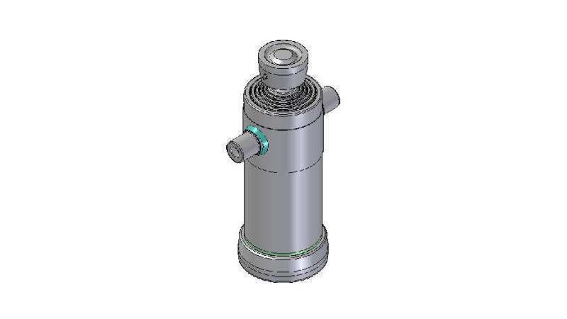 3053S -TELESCOPIC CYLINDER STANDARD/BALL 5 STUFEN HUB 1480 DURCHMESSER 152